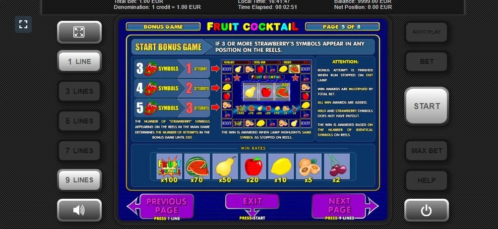 Símbolos y Significados en Fruit Cocktail Slot Machine